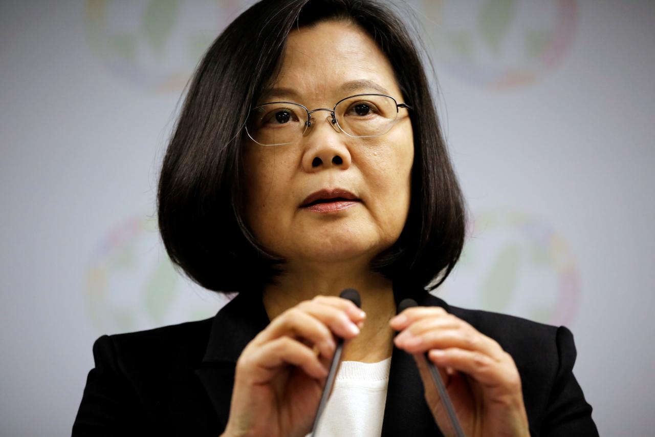 Taiwan president calls for international support to defend democracy