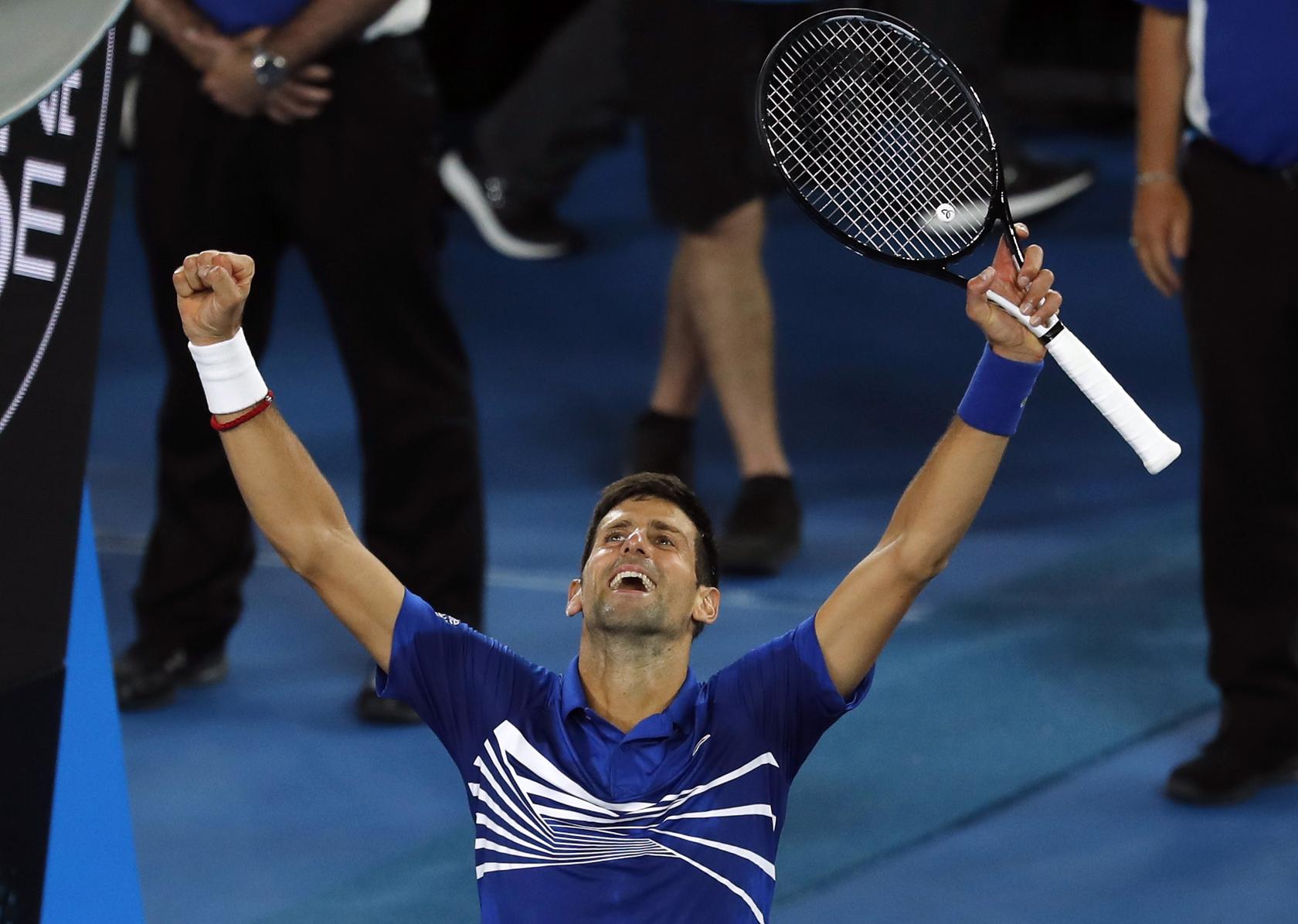 Australian Open: Djokovic destroys Pouille to set up Nadal showdown