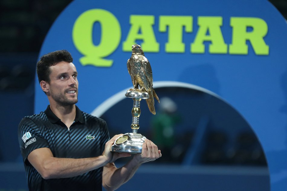 Tennis player Bautista Agut overcomes Berdych to lift Doha trophy