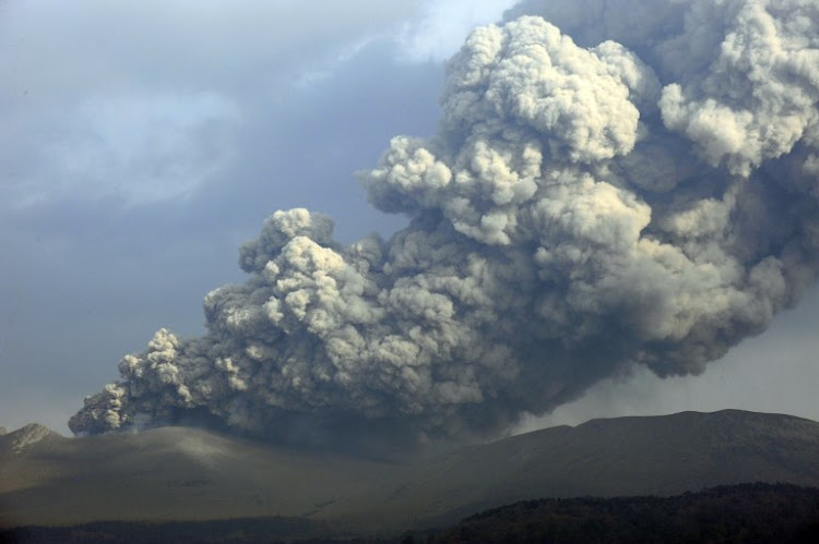 Volcano erupts in southern Japan, no evacuation warning
