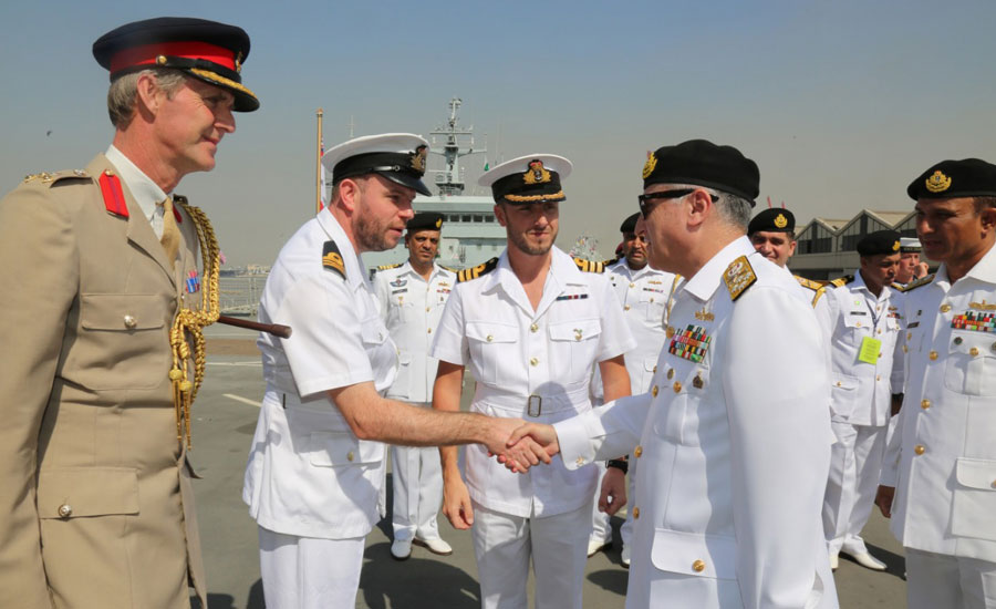 AMAN 2019: CNS visits foreign navy ships