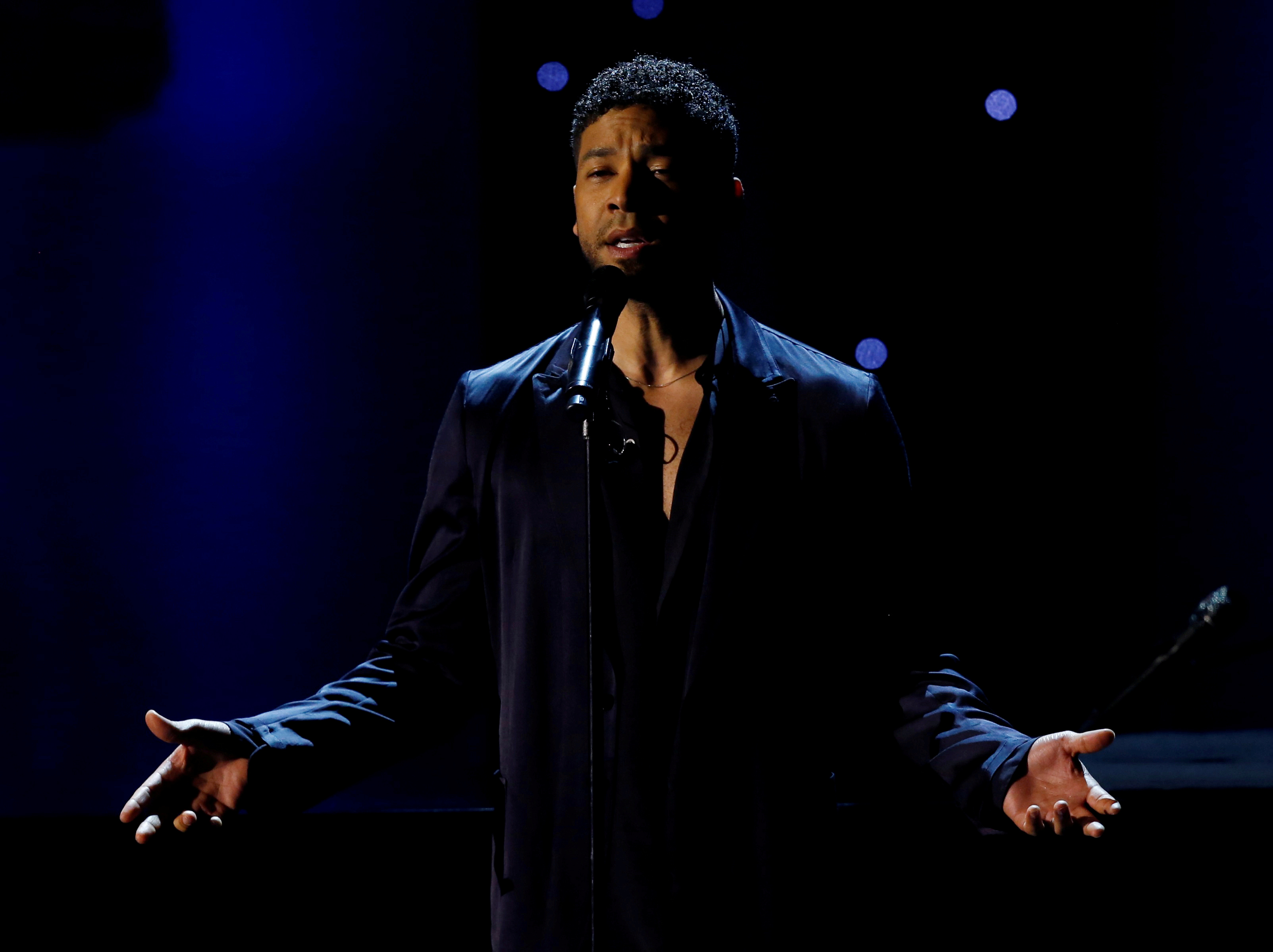 Empire actor Jussie Smollett charged with faking racist attack