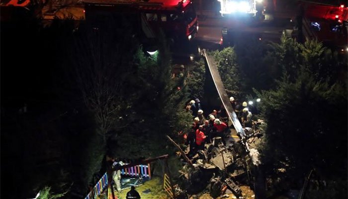 Four soldiers killed in helicopter crash in Istanbul