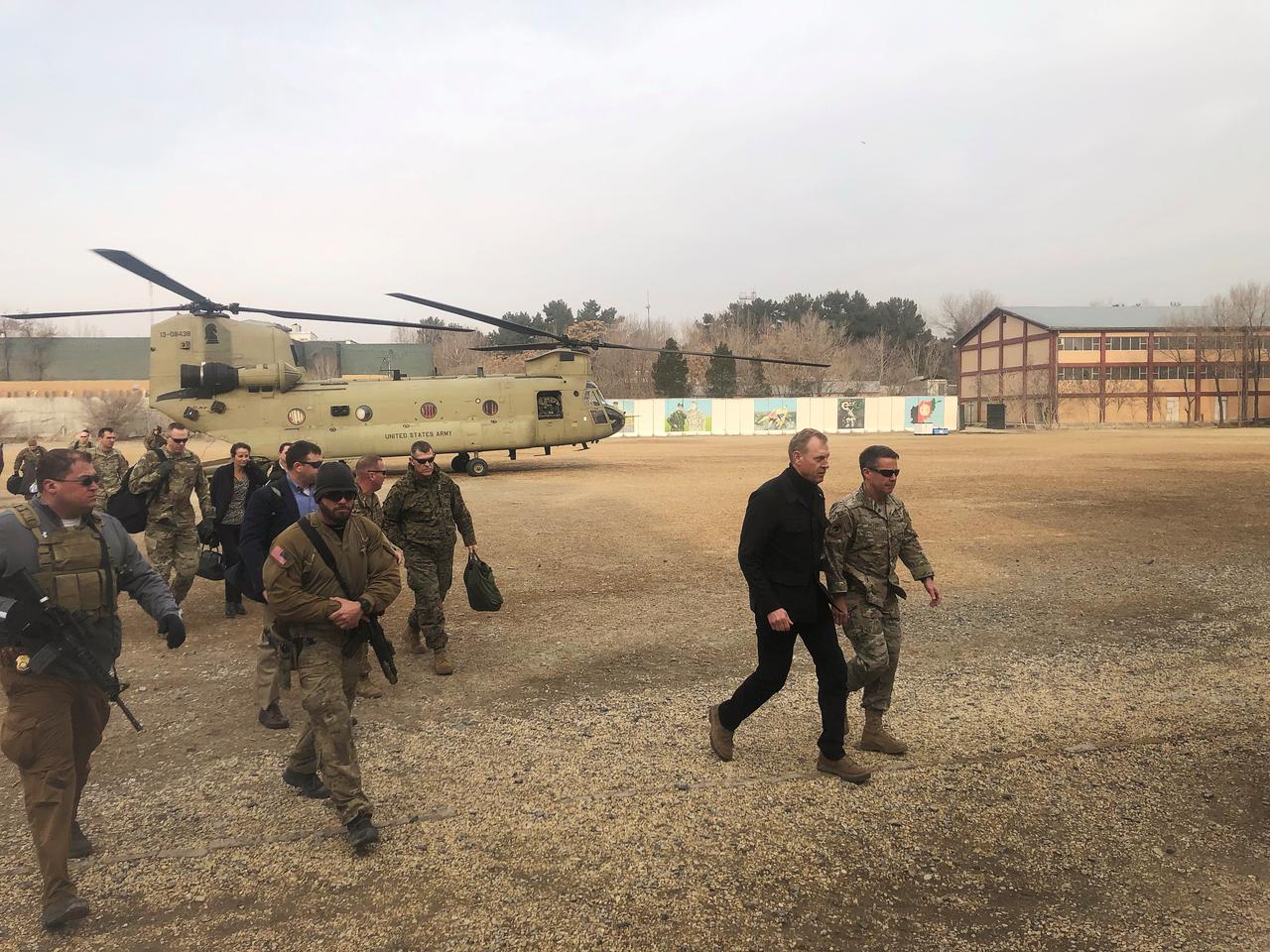 Acting Pentagon chief lands in Afghanistan, supports Kabul role in peace talks