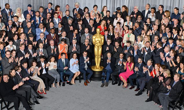 Diversity feted as Oscar nominees gather for class photo, lunch
