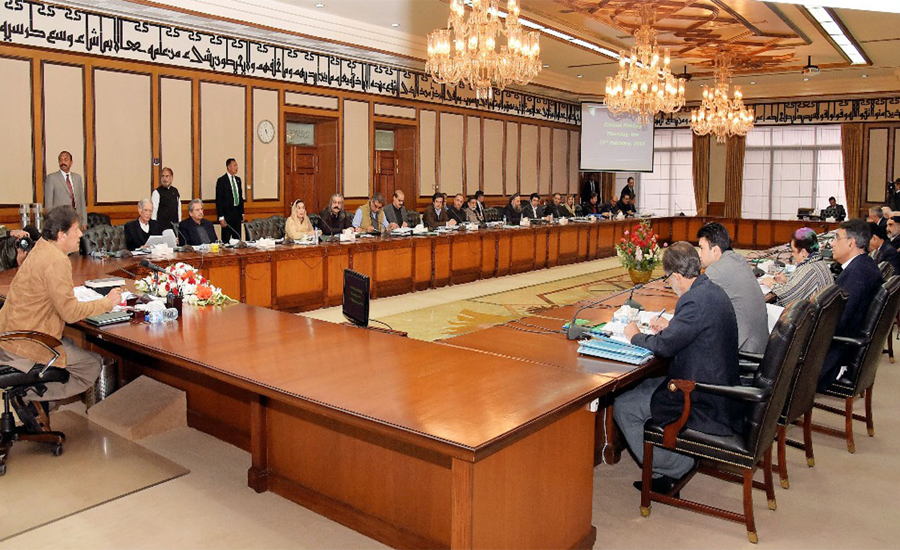 Federal cabinet discusses 13-point agenda, rejects Indian propaganda