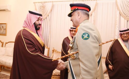 COAS, Qamar Bajwa, Saudi crown prince, defence, cooperation, strategic partnership