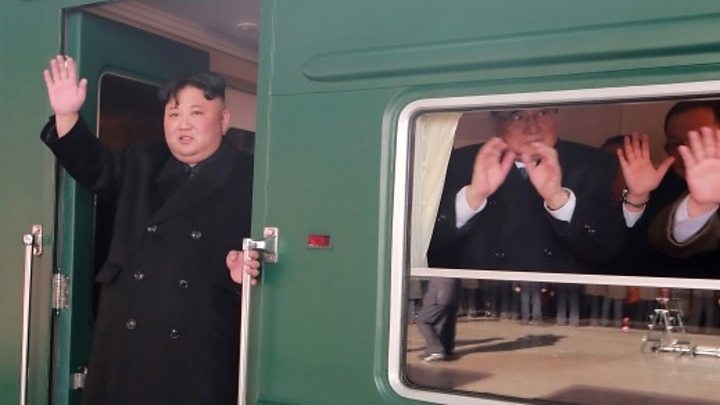 North Korean leader Kim leaves by train for summit with US in Hanoi