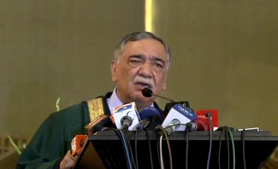A lot of work being done on terrorism laws, says CJP Asif Saeed Khosa