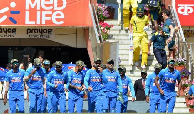 Indian cricket team violates ICC rules by wearing army caps in ODI