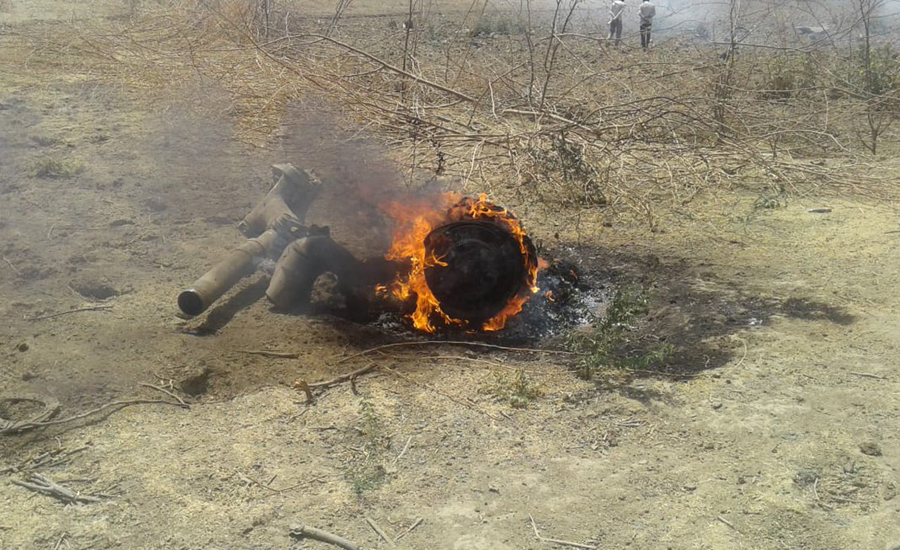 Indian MiG-27 fighter jet crashes in Jodhpur