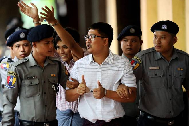 Myanmar's top court hears Reuters reporters' appeal in official secrets case