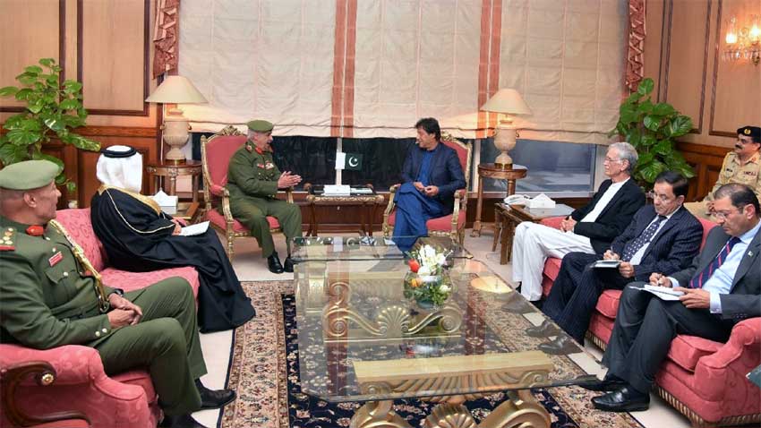 Bahrain National Guard commander calls on PM Imran Khan