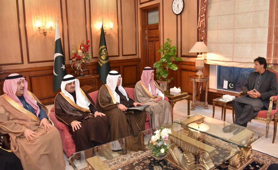 Saudi State Minister for Foreign Affairs Adel al-Jubeir calls on PM Imran Khan