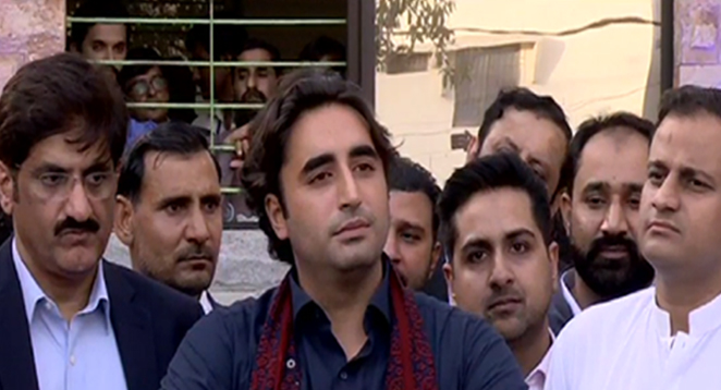 Bilawal says no option except to oust govt if red lines crossed