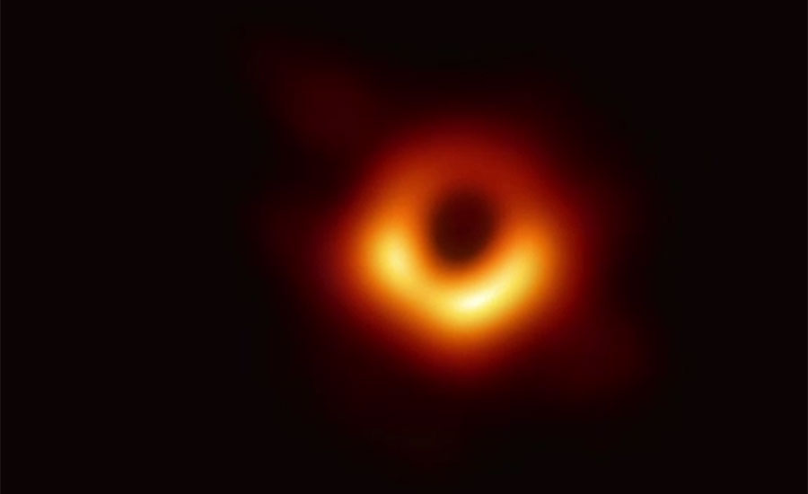 Astronomers release first image of black hole