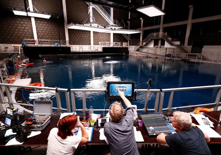 Filming 30 feet down - underwater movie studio opens in Belgium