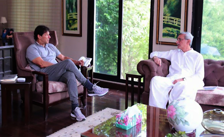 PM Imran Khan, Jahangir Tareen discuss political situation