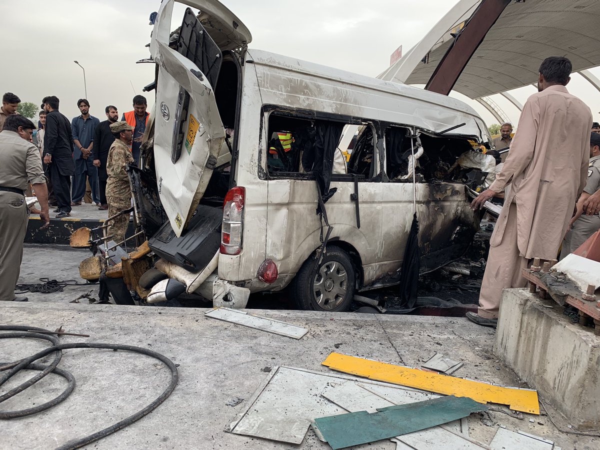 12 dead, five injured in road accident near Islamabad toll plaza