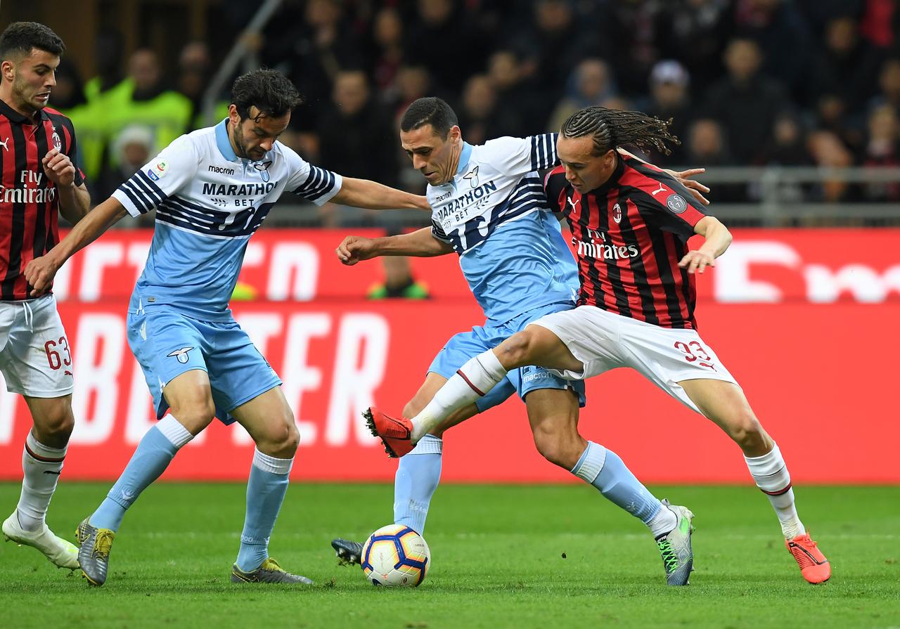 AC Milan beat Lazio in key Serie A top-four battle