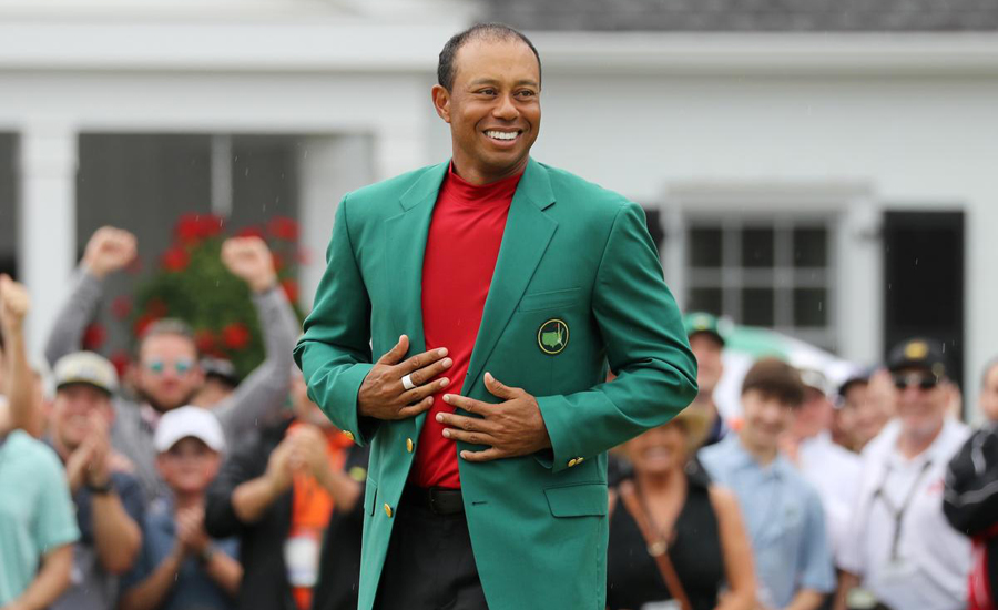 Golf: Woods wins Masters to claim first major in 11 years