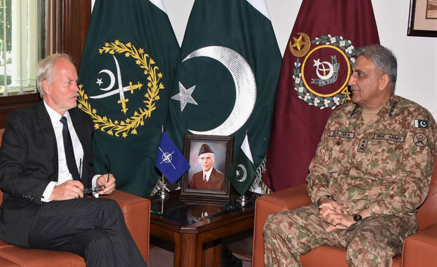 COAS, NATO envoy discuss Pak-Afghan border reconciliation process