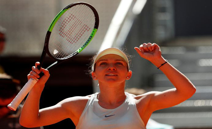 Halep beats Bencic to reach fourth Madrid Open final