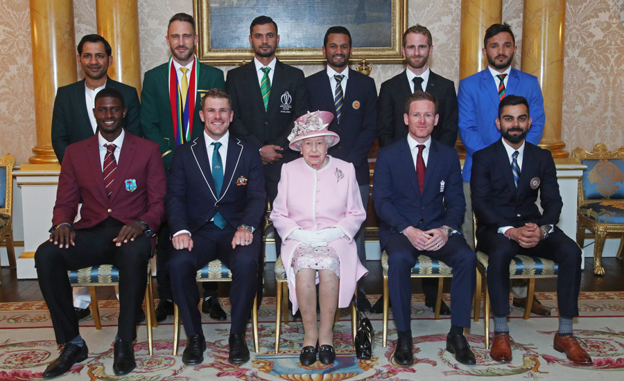 ICC World Cup captains meet Queen Elizabeth II