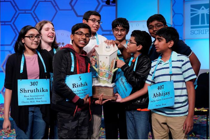 Eight contestants tie in national spelling bee, each receives $50,000 cash prize