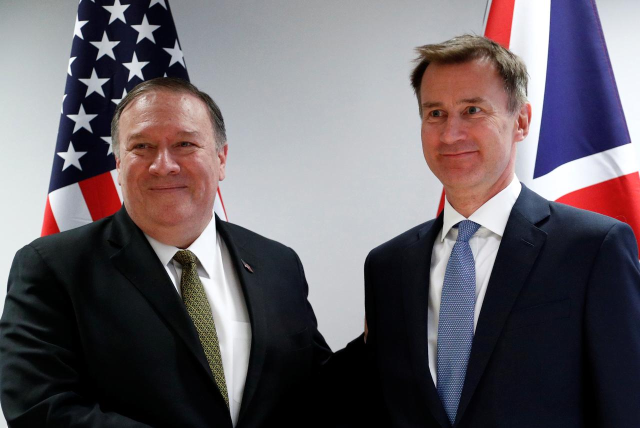 Britain warns of Iran-US conflict, Pompeo meets Europeans