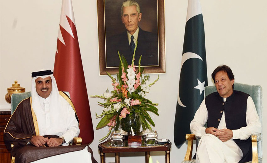 PM Imran Khan, Emir of Qatar hold delegation level talks after one-on-one meeting