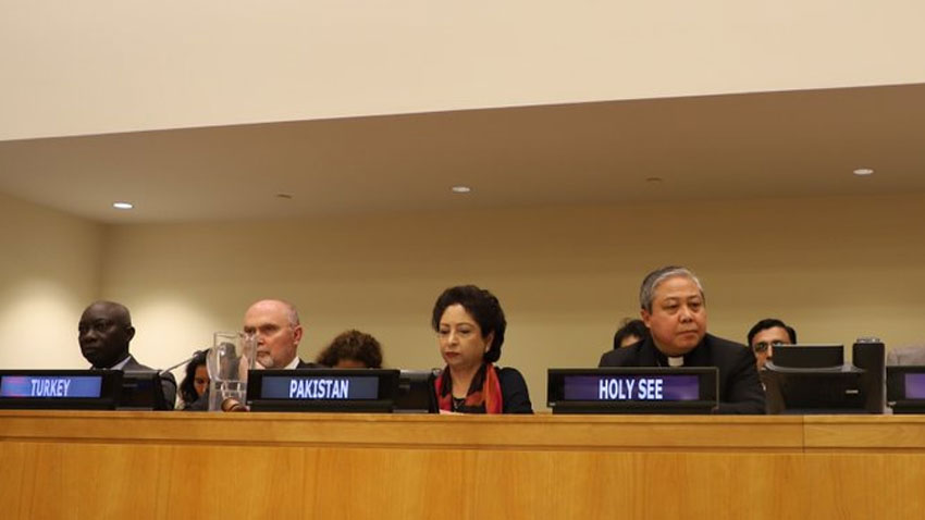 Pakistan proposes 6-point plan at UN to address faith-based hatred