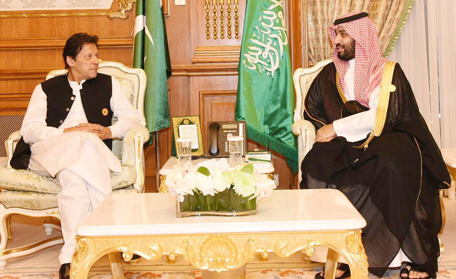PM Imran Khan, Saudi crown prince discuss political, economic relations