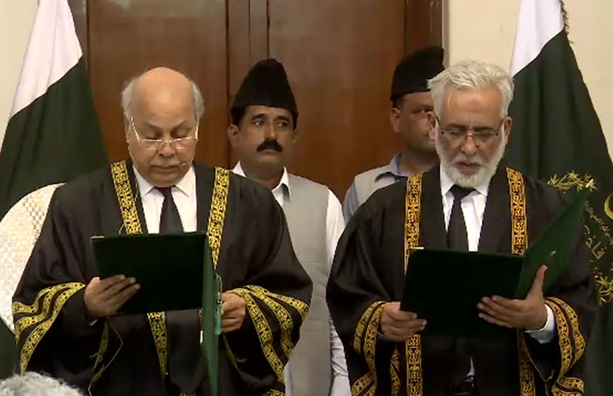 Justice Gulzar takes oath as acting CJP