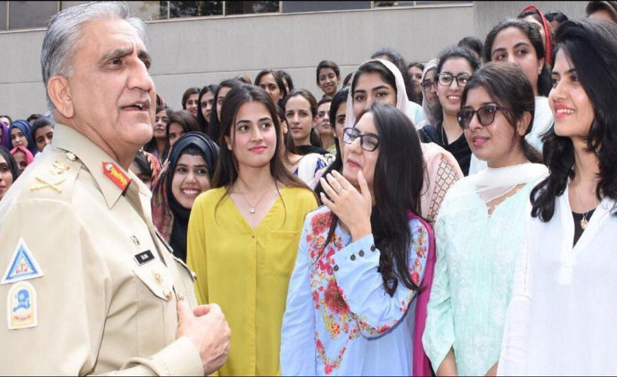COAS Qamar Bajwa urges students not to look for shortcuts in life for success