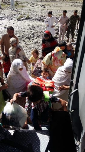 Pak Army, rescue, relief, operation, Chitral, flood-affected, areas