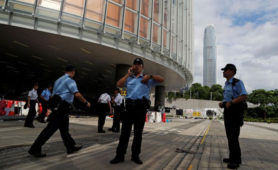 Calm returns to Hong Kong after protests erupt into violence