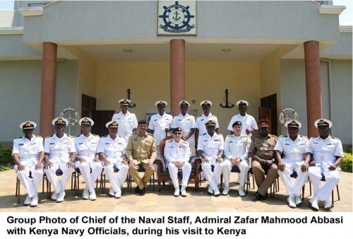 CNS, Admiral, Zafar Abbasi, Commander, Kenya Navy, naval, institutions