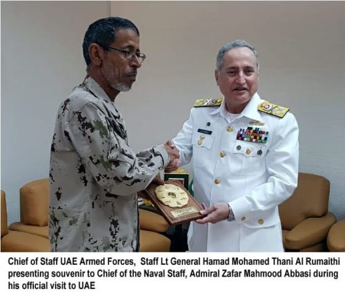 CNS, Admiral, Zafar Abbasi, Commander UAE, Naval Forces, shipbuilding facility