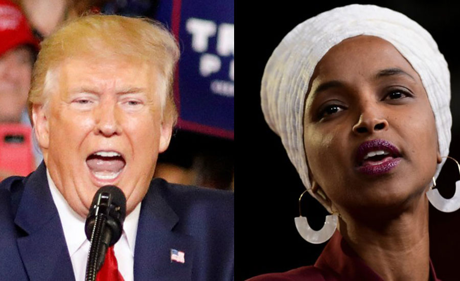 Ilhan Omar brands Trump as fascist after 'send her back' taunts at MAGA rally