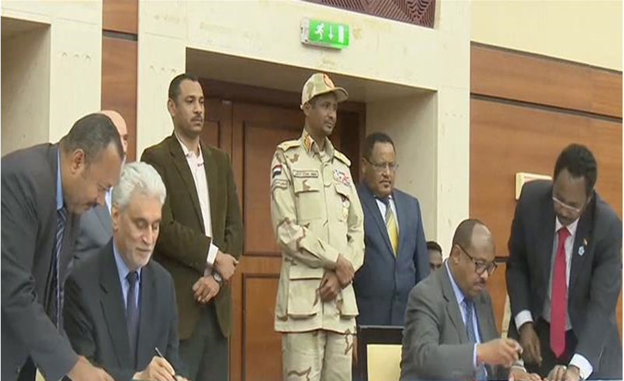 Sudan's generals, civilians sign landmark political accord