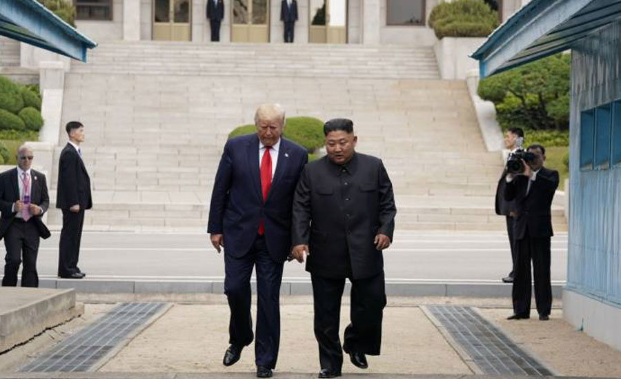 North Korea upbeat on Trump-Kim surprise meeting as chance to push nuclear talks