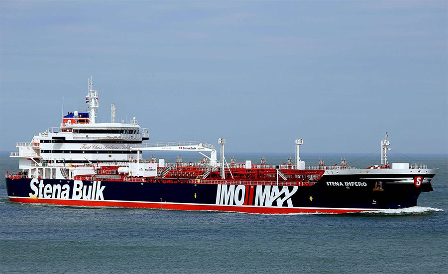 Standoff: UK calls oil ship seizure 'hostile act' as Iran releases video of capture