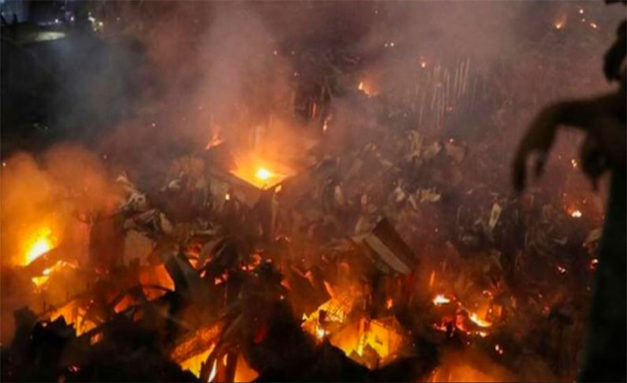 Dhaka blaze leaves 15,000 homes in slum destroyed, 50,000 homeless