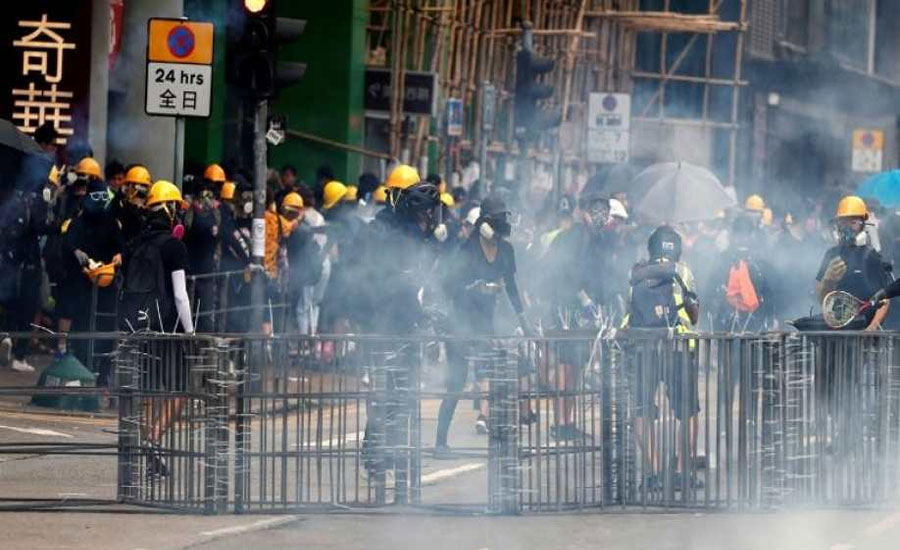 Tenth straight weekend: HK police, protesters refine battle tactics