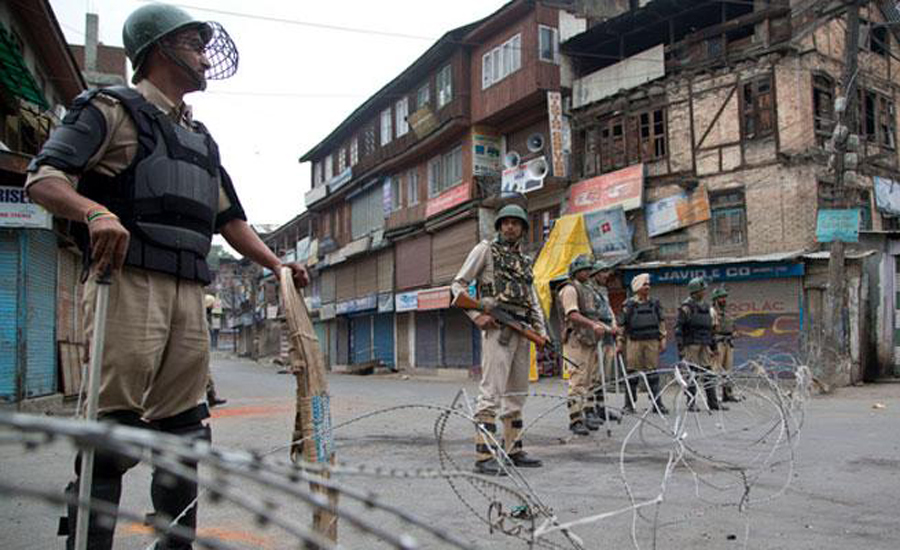 Occupied Kashmir under severe siege of Indian military for 25th day