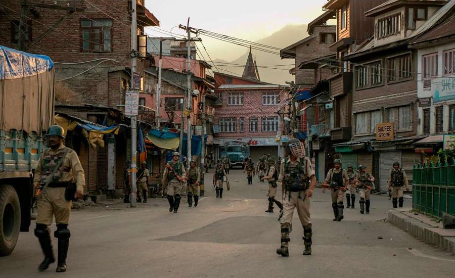 Clampdown in IOK tightened ahead of India’s Independence Day