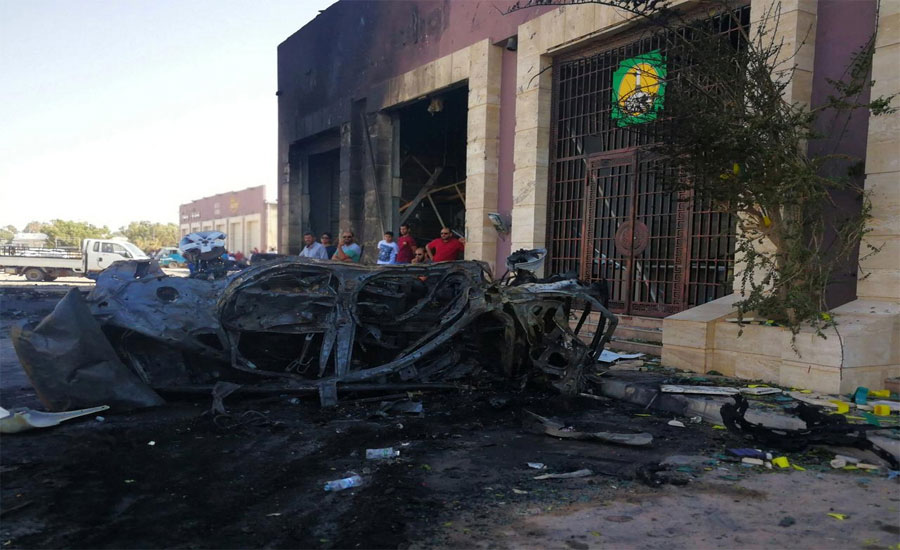 Three UN staff killed in car bomb explosion in Libya's Benghazi