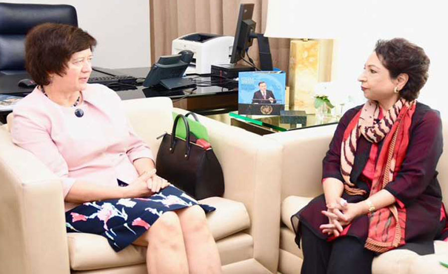 Maleeha briefs UNSC president over India’s illegal actions in IoK