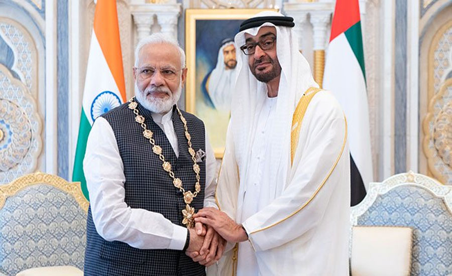India's Modi gets top UAE honour amid occupied Kashmir atrocities